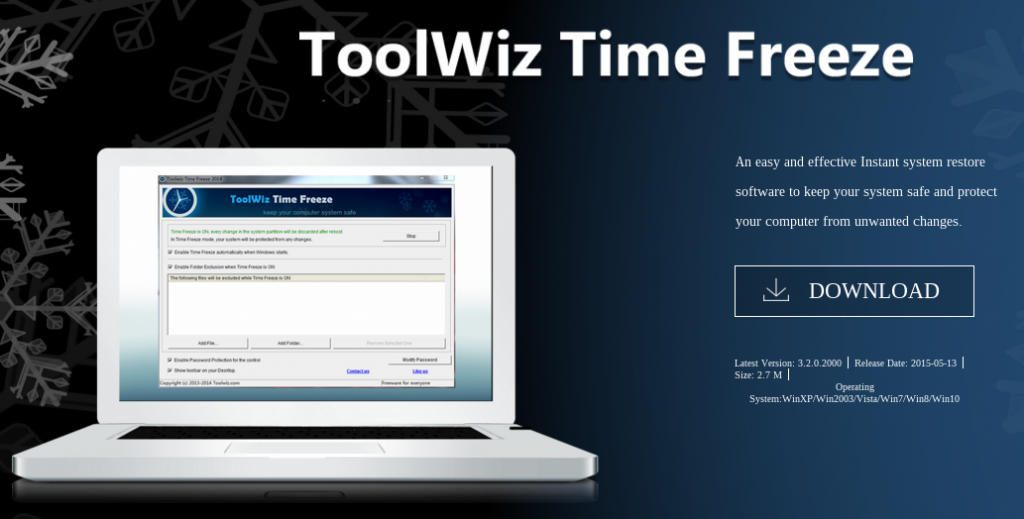 estudiar Centímetro ejemplo ToolWiz Time Freeze, congelador de sistemas gratuito — ParaPNTE