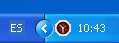 Icono de ToolWiz Time Machine en el área de notificaciones