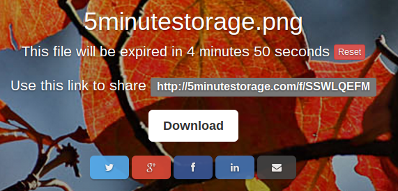 Cuenta atrás en 5 Minute Storage