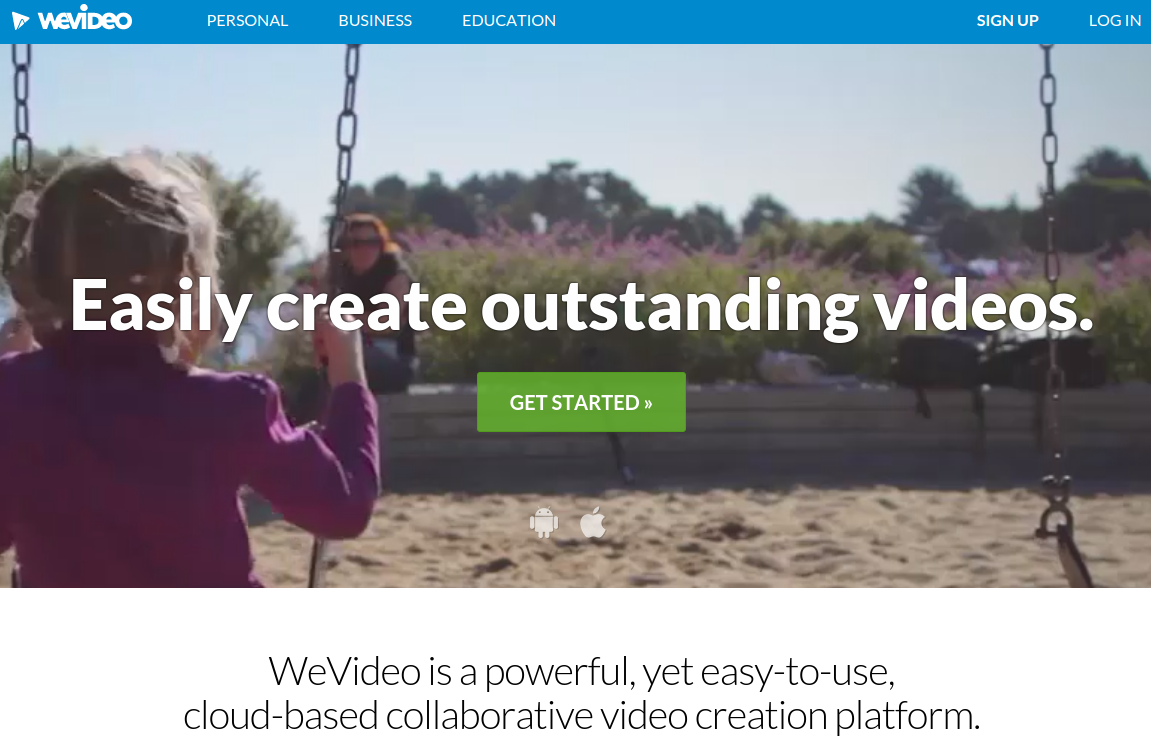 WeVideo, editor de vídeo online