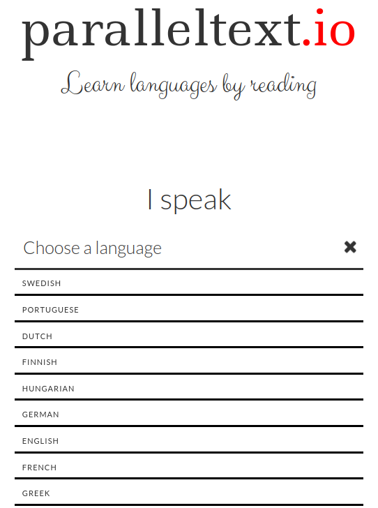 paralleltext.io, aprender idiomas leyendo