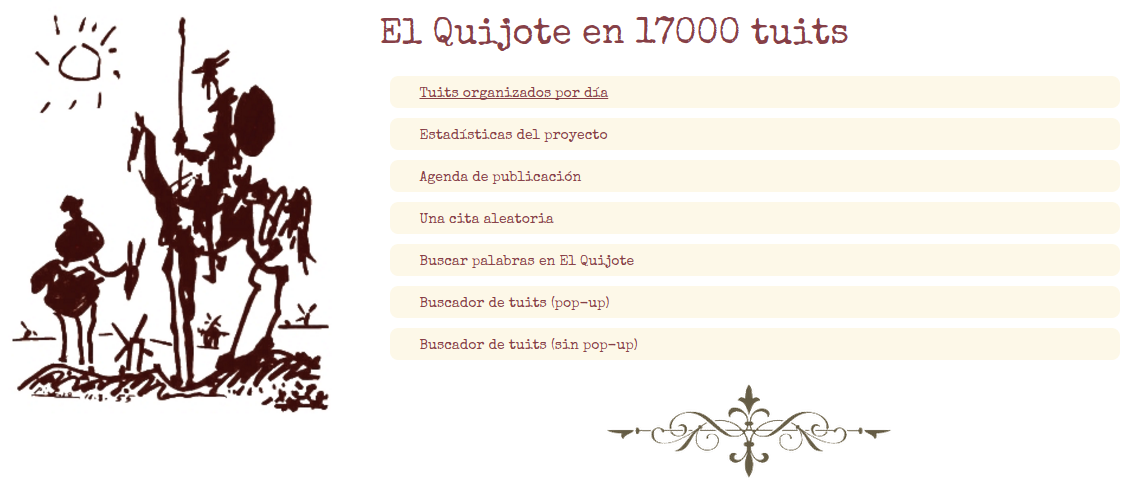 El Quijote en 17000 tuits