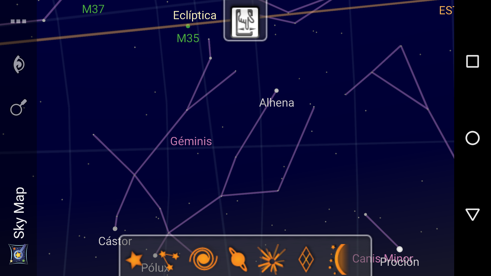 Sky Map, una app que nos ayuda a identificar los elementos de la galaxia