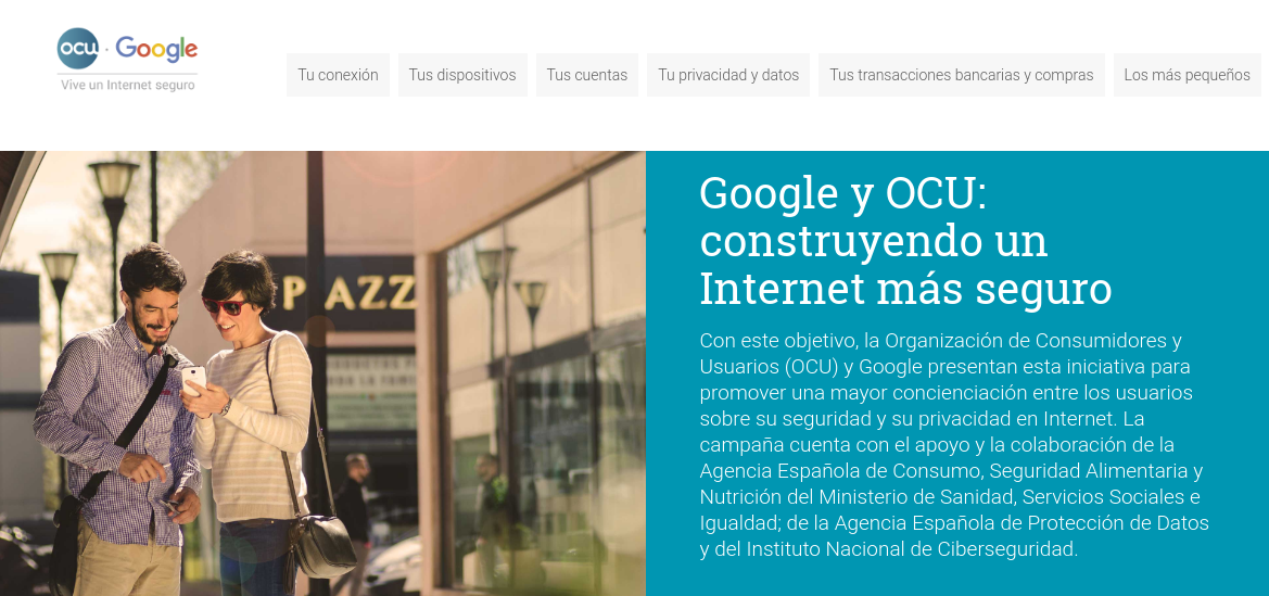 Google y OCU: construyendo un Internet más seguro