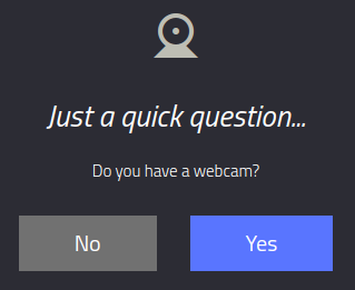 ¿Tienes conectada una webcam?