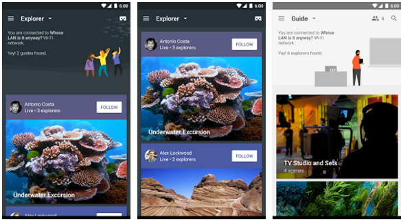 Google Expeditions. Imagen de la app en Google Play