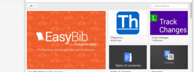 Complementos de Google drive