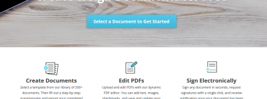 Herramienta online para crear, editar y firmar PDFs