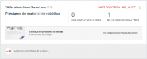 Formularios en Google Classroom