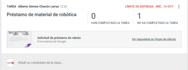 Formularios en Google Classroom