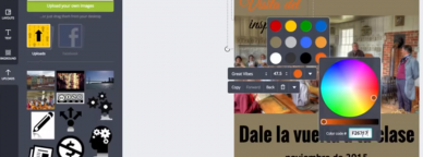 Videotutorial: aplicando paletas personalizadas en Canva.