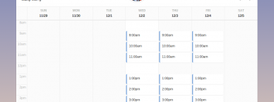 Booking.js, widget para organizar reuniones