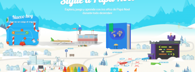 Actividades del portal Santa Tracker de Google
