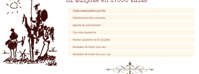 El Quijote en 17000 tuits