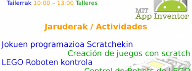 Cartel del Scratch Day 2016 del IES Mendillorri BHI