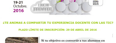 ¿Te animas a compartir tu experiencia docente en SIMO 2016?