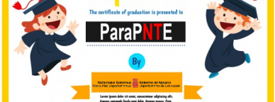 Ejemplo de diploma con plantilla