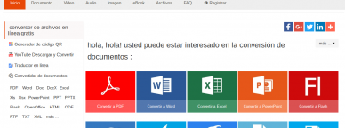 Office Converter, conversor de archivos en línea