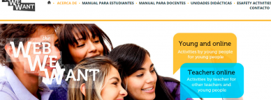 The web we want captura de pantalla