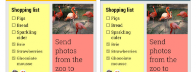 Captura de pantalla de Google Keep